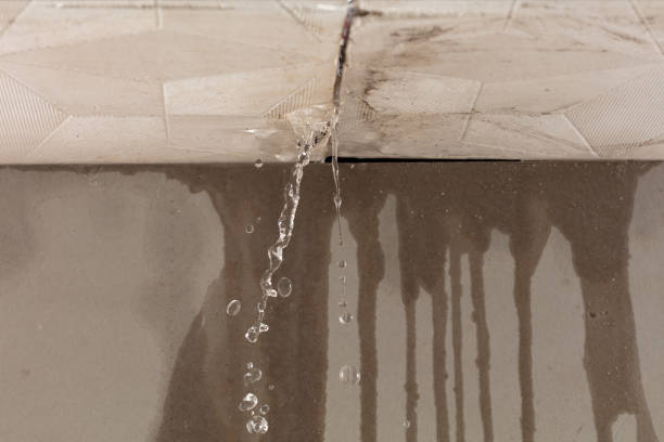 Professional Burst Pipe Cleanup technician working in Waldoboro, ME